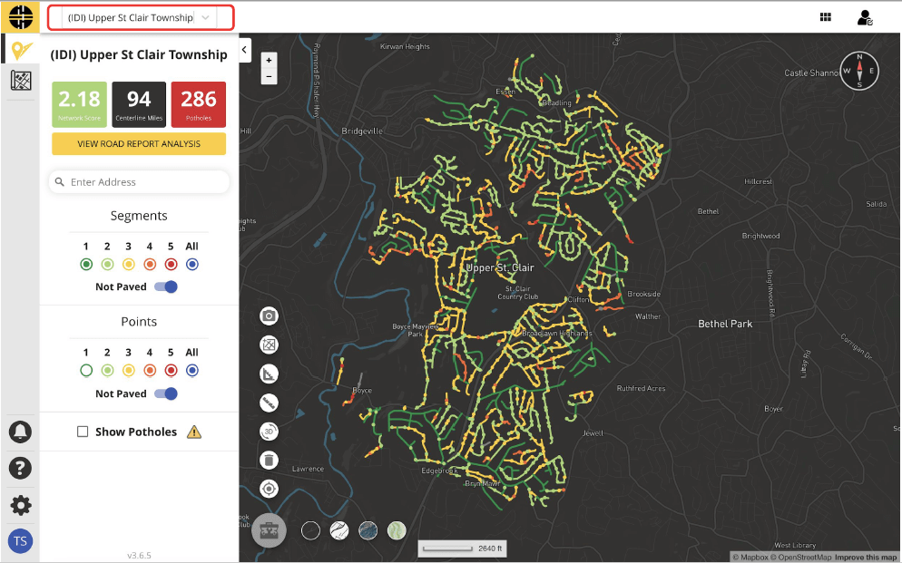 New Assessment Switcher Location