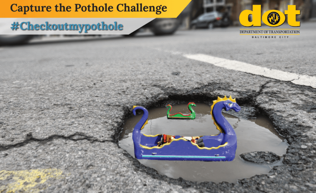 baltimore capture the pothole challenge