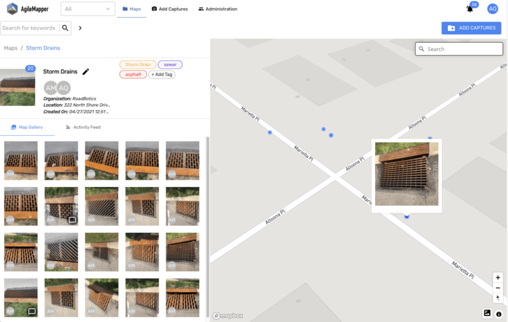 storm drain map