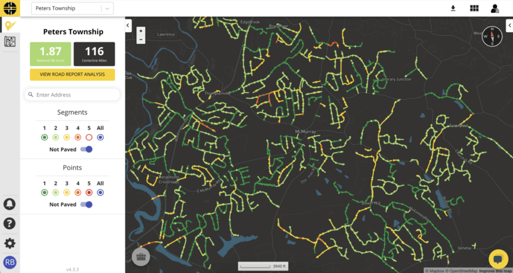 Peters Township, PA's Road Assessment