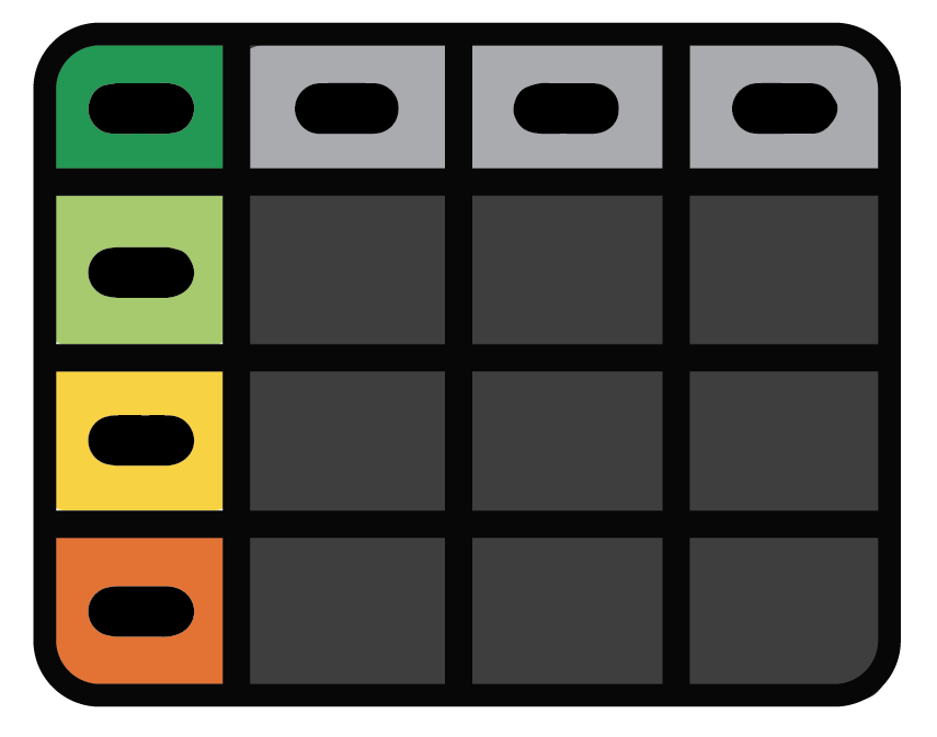 Data spreadsheet icon